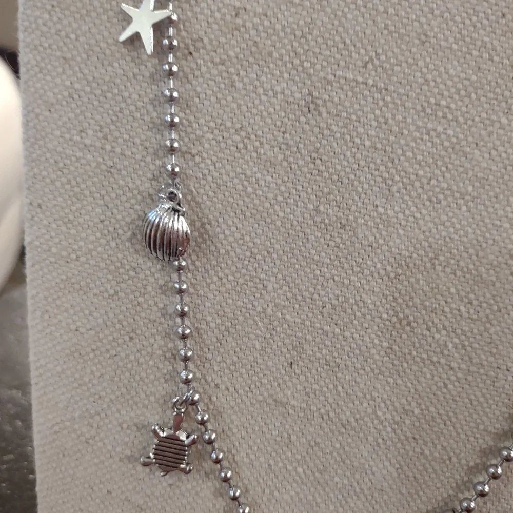𝅺Sterling silver Ocean necklace